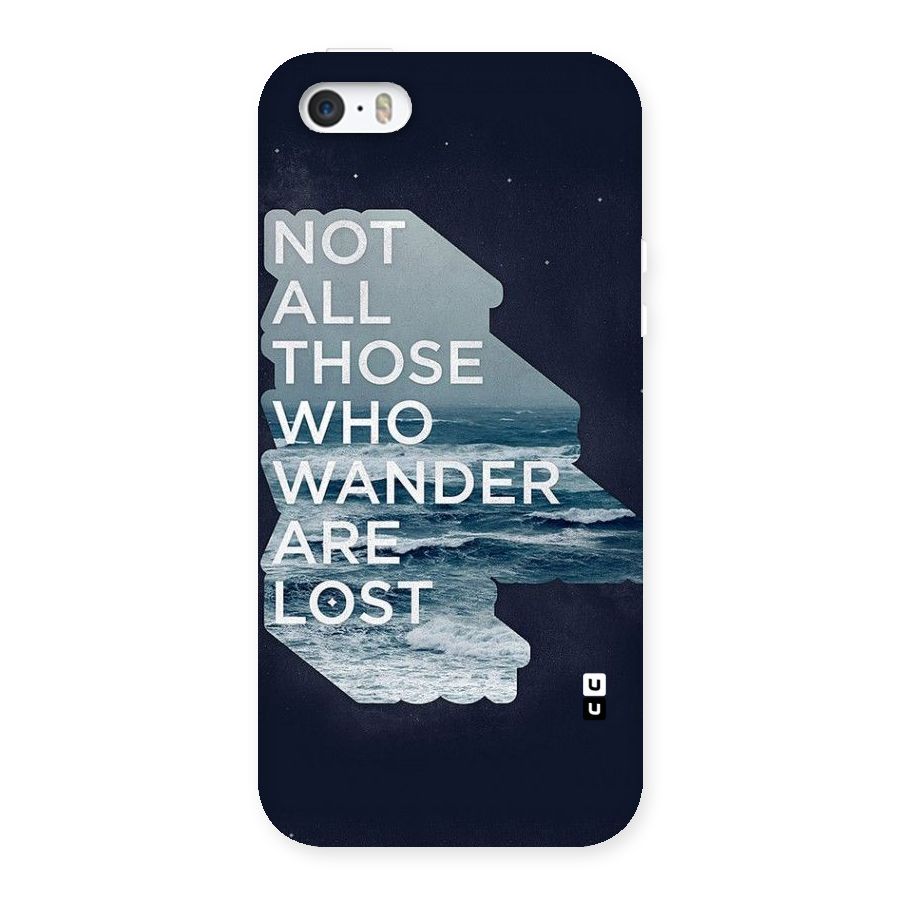 Not Lost Back Case for iPhone SE