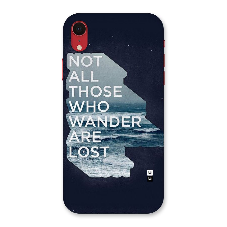 Not Lost Back Case for iPhone XR