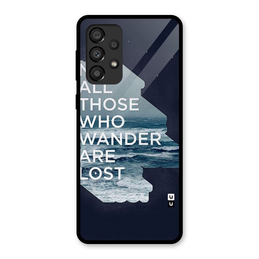 Not Lost Glass Back Case for Galaxy A33 5G