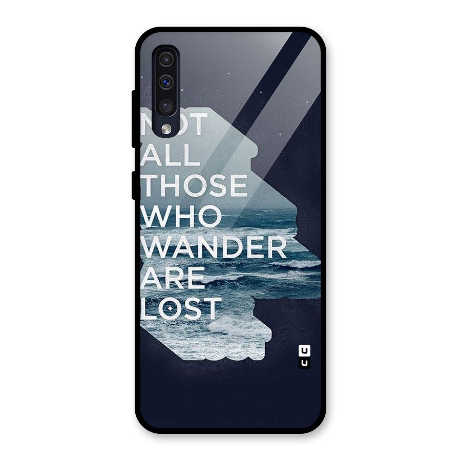 Not Lost Glass Back Case for Galaxy A50