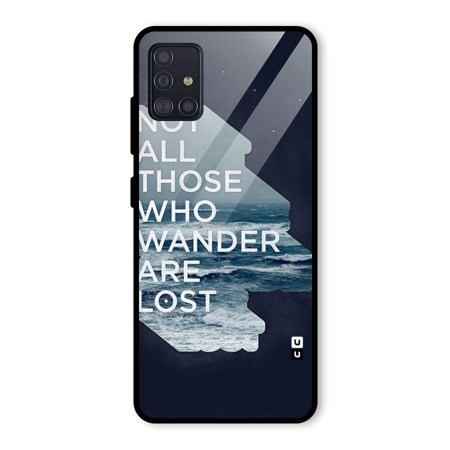 Not Lost Glass Back Case for Galaxy A51
