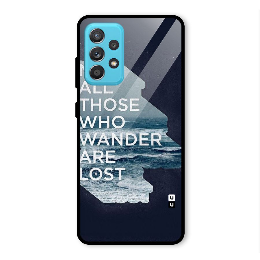 Not Lost Glass Back Case for Galaxy A52