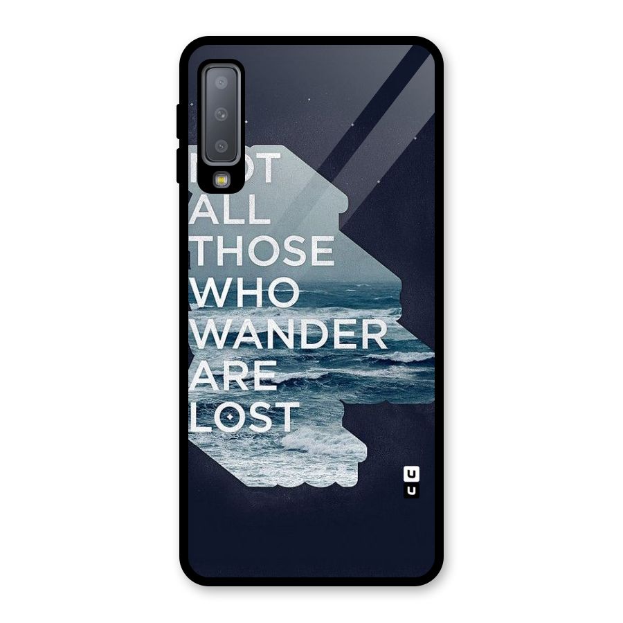 Not Lost Glass Back Case for Galaxy A7 (2018)