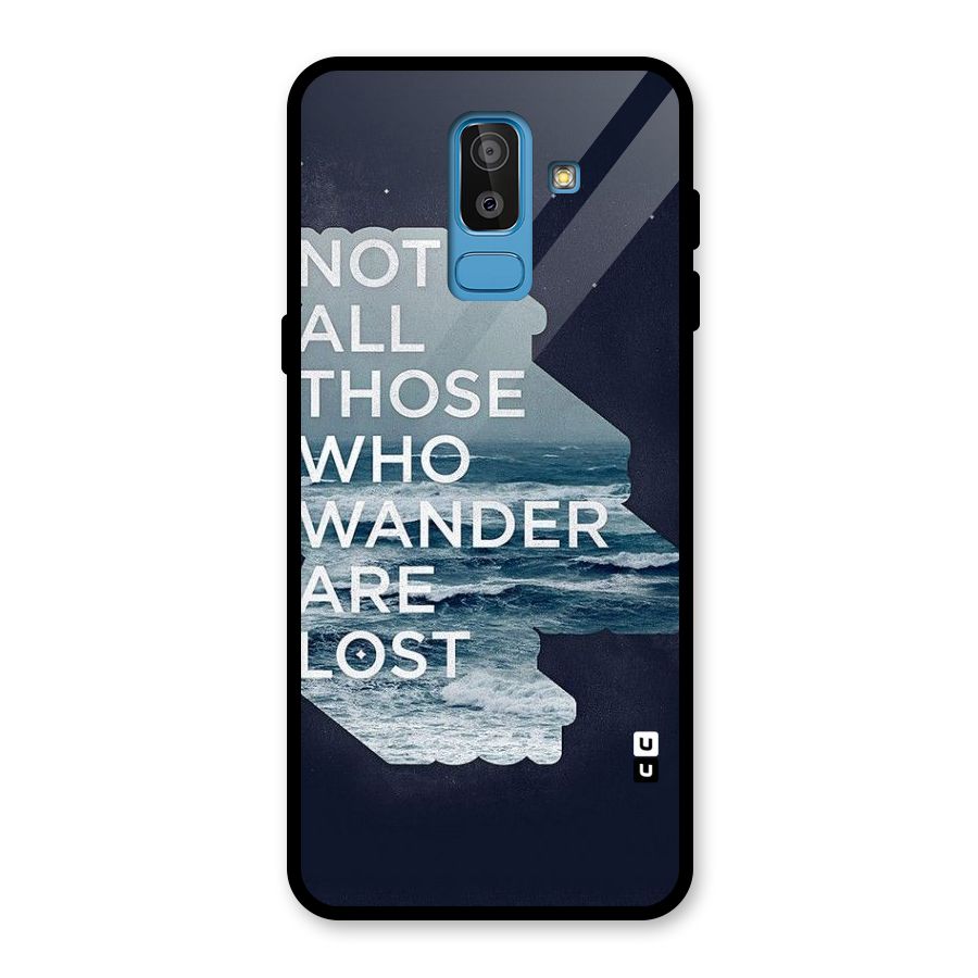 Not Lost Glass Back Case for Galaxy J8