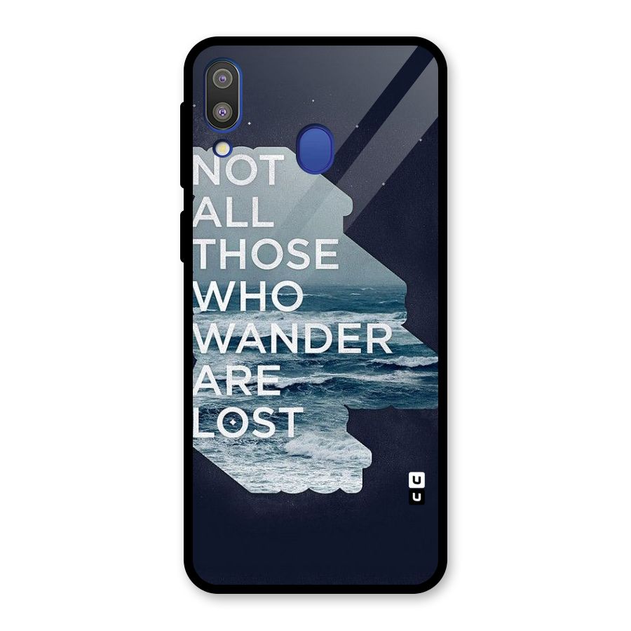 Not Lost Glass Back Case for Galaxy M20