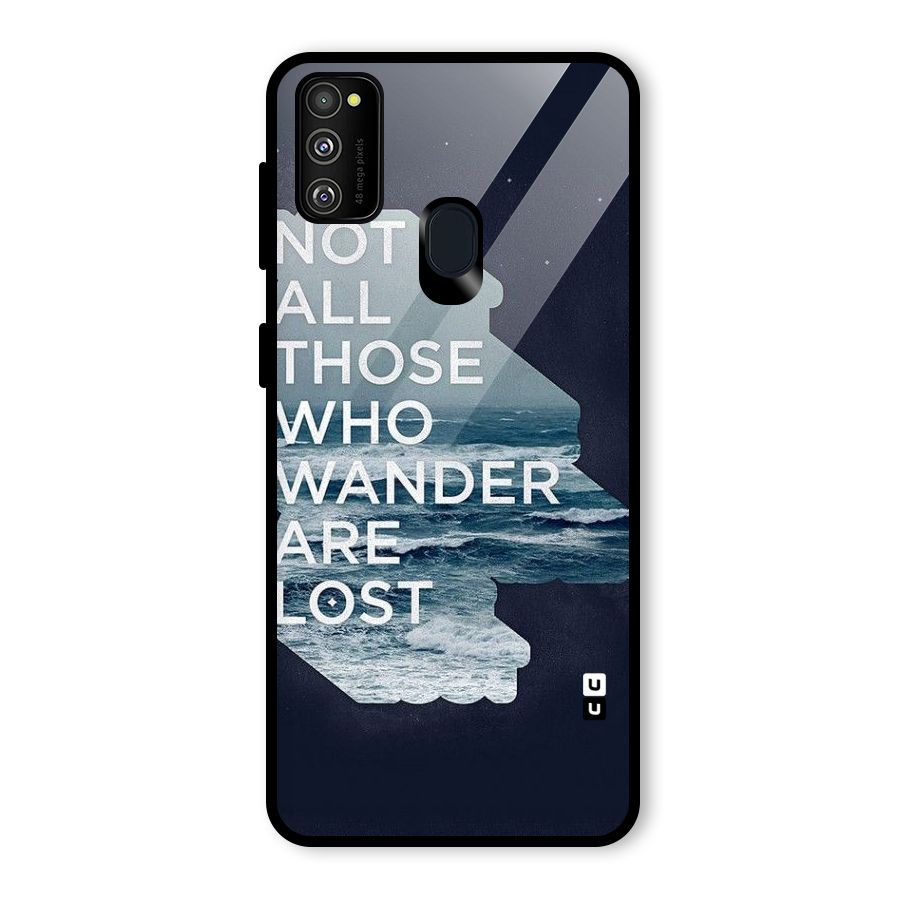 Not Lost Glass Back Case for Galaxy M30s