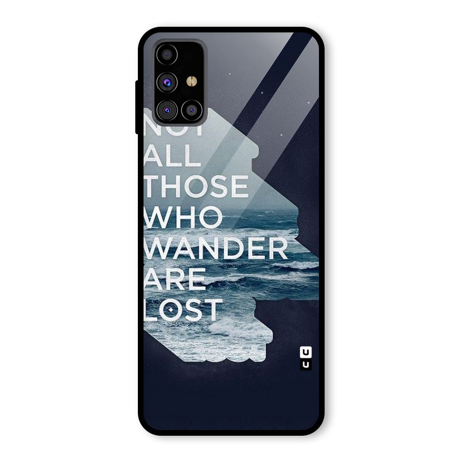 Not Lost Glass Back Case for Galaxy M31s