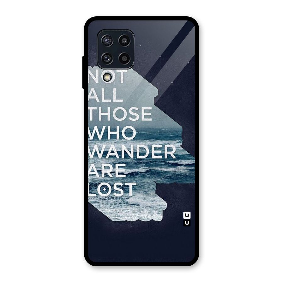 Not Lost Glass Back Case for Galaxy M32