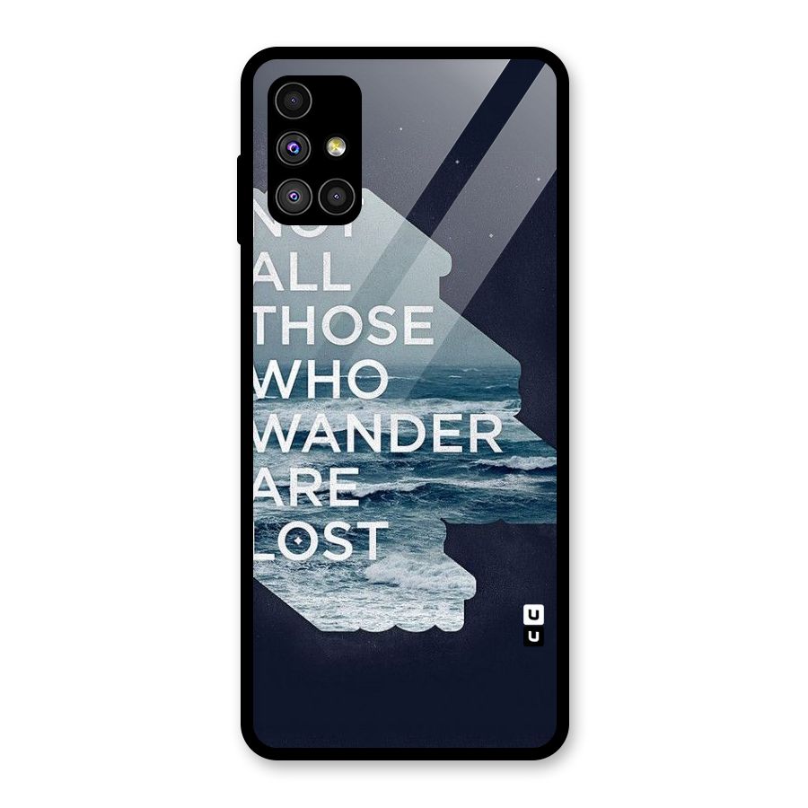 Not Lost Glass Back Case for Galaxy M51
