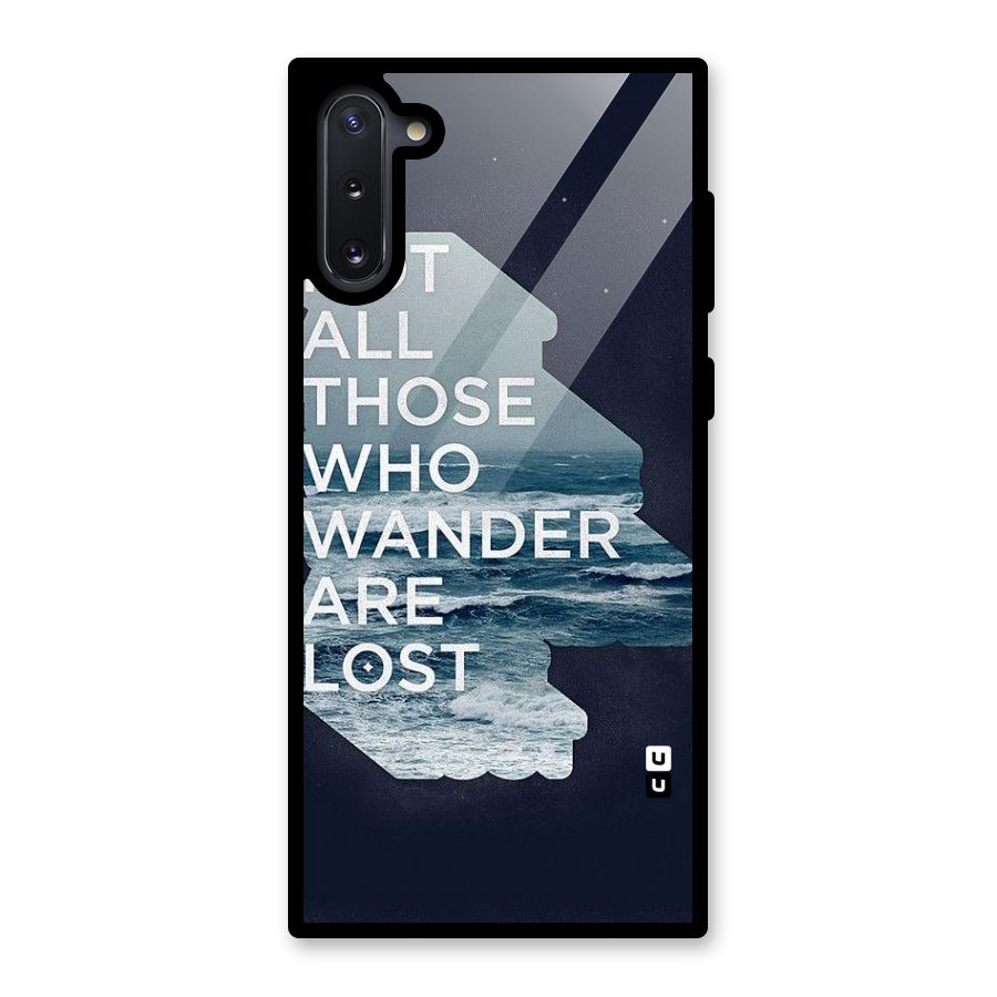 Not Lost Glass Back Case for Galaxy Note 10