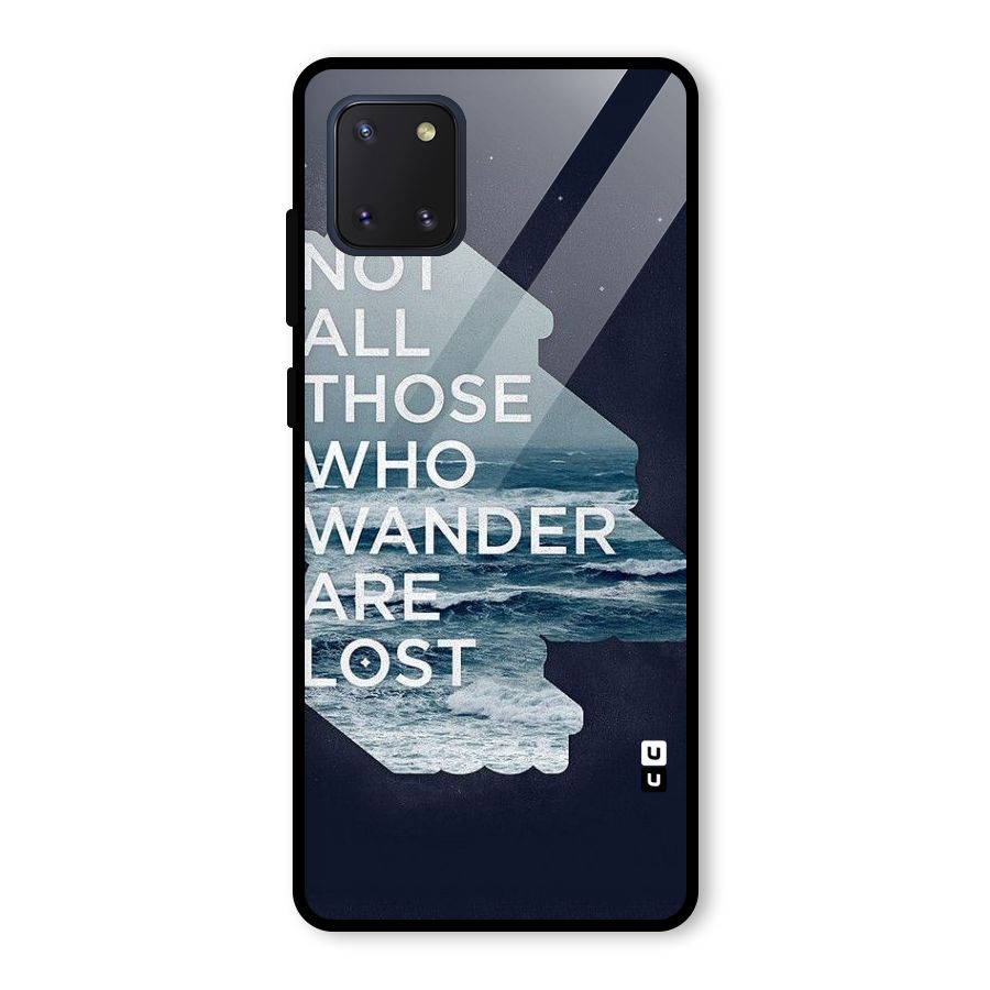 Not Lost Glass Back Case for Galaxy Note 10 Lite