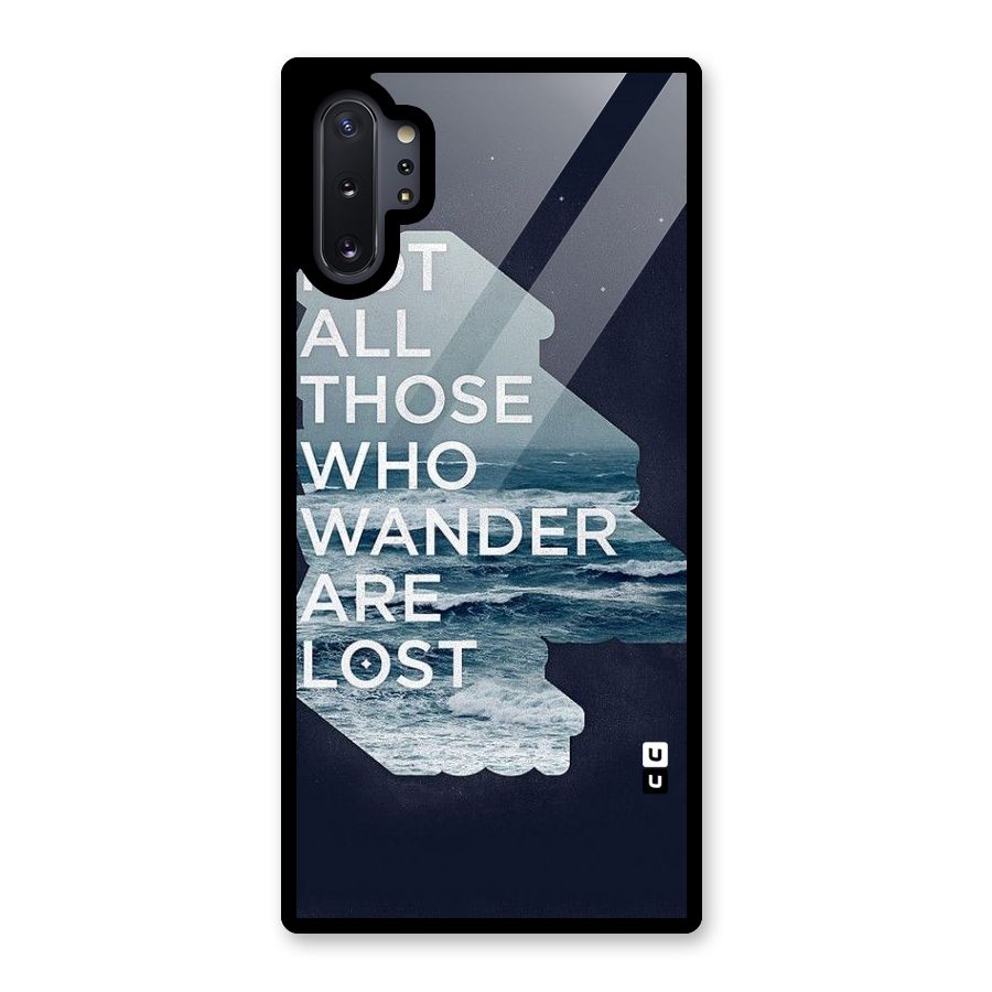 Not Lost Glass Back Case for Galaxy Note 10 Plus