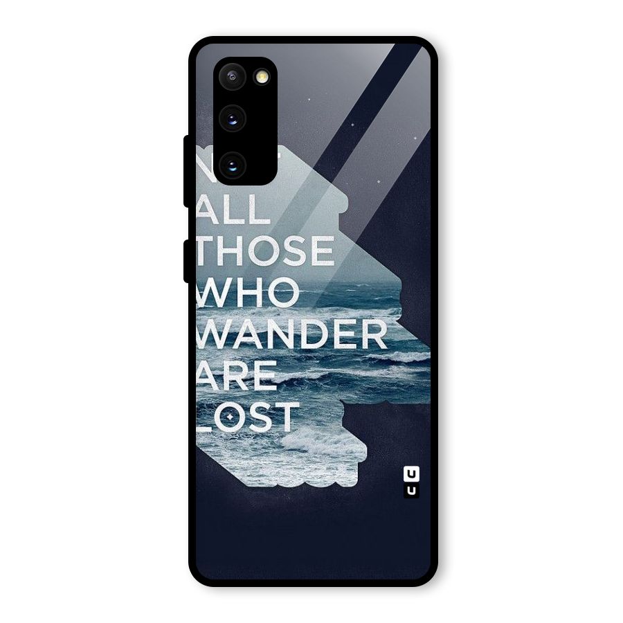 Not Lost Glass Back Case for Galaxy S20 FE