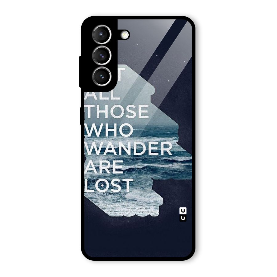 Not Lost Glass Back Case for Galaxy S21 5G