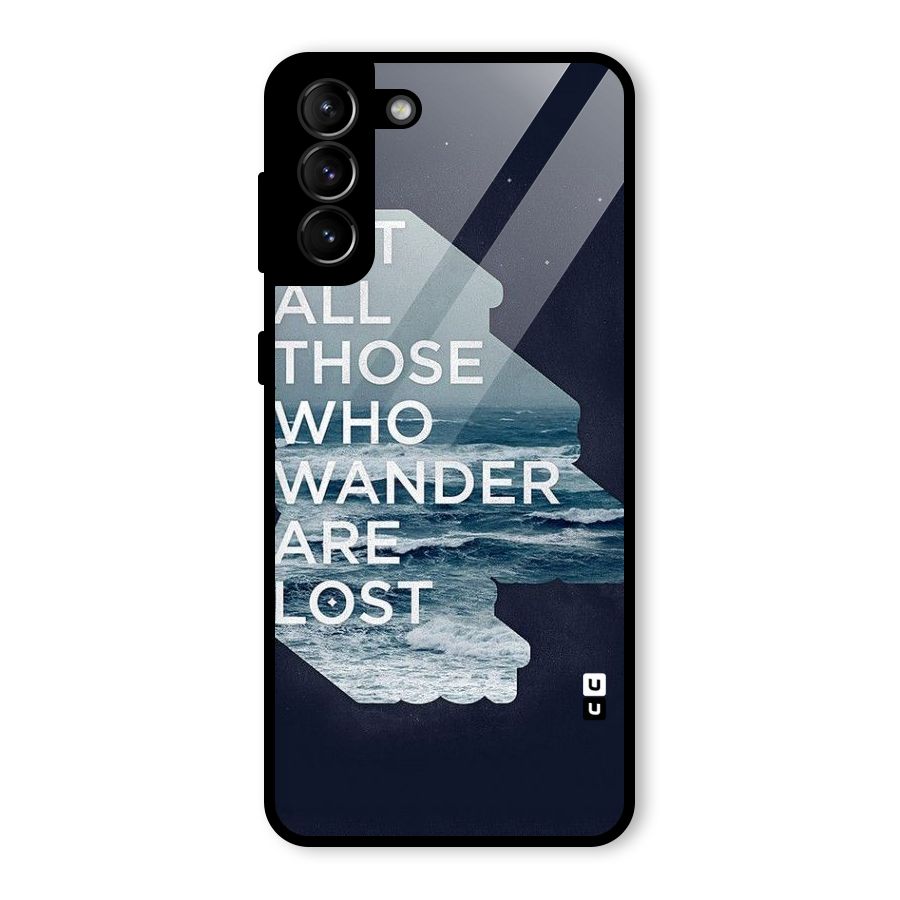 Not Lost Glass Back Case for Galaxy S21 Plus