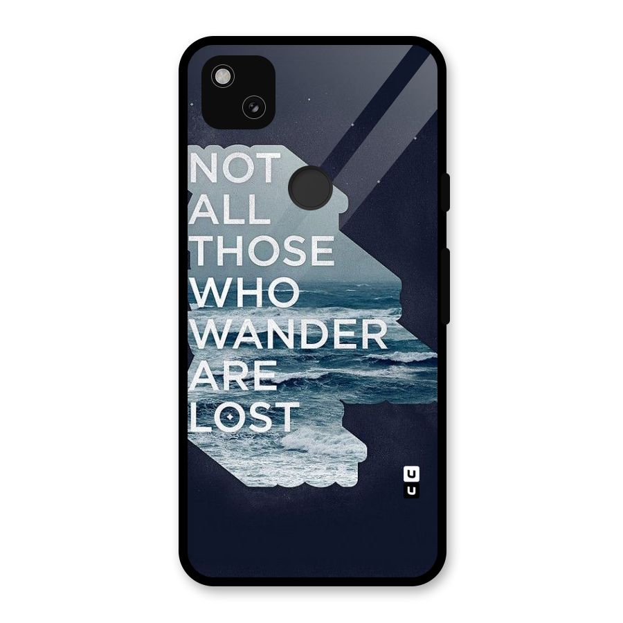 Not Lost Glass Back Case for Google Pixel 4a