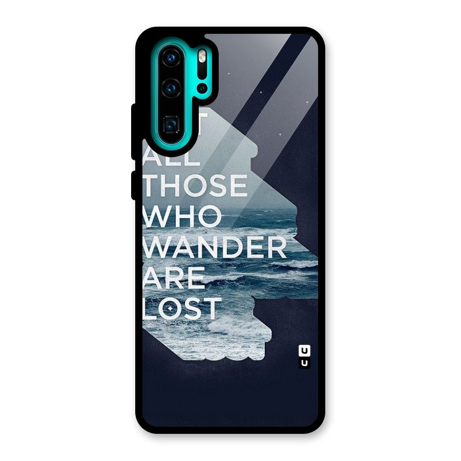 Not Lost Glass Back Case for Huawei P30 Pro