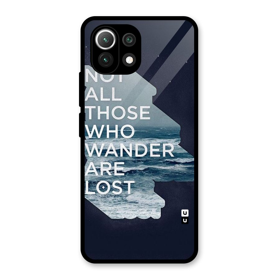Not Lost Glass Back Case for Mi 11 Lite NE 5G
