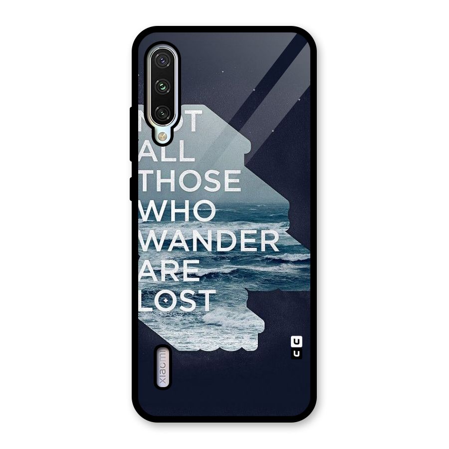 Not Lost Glass Back Case for Mi A3