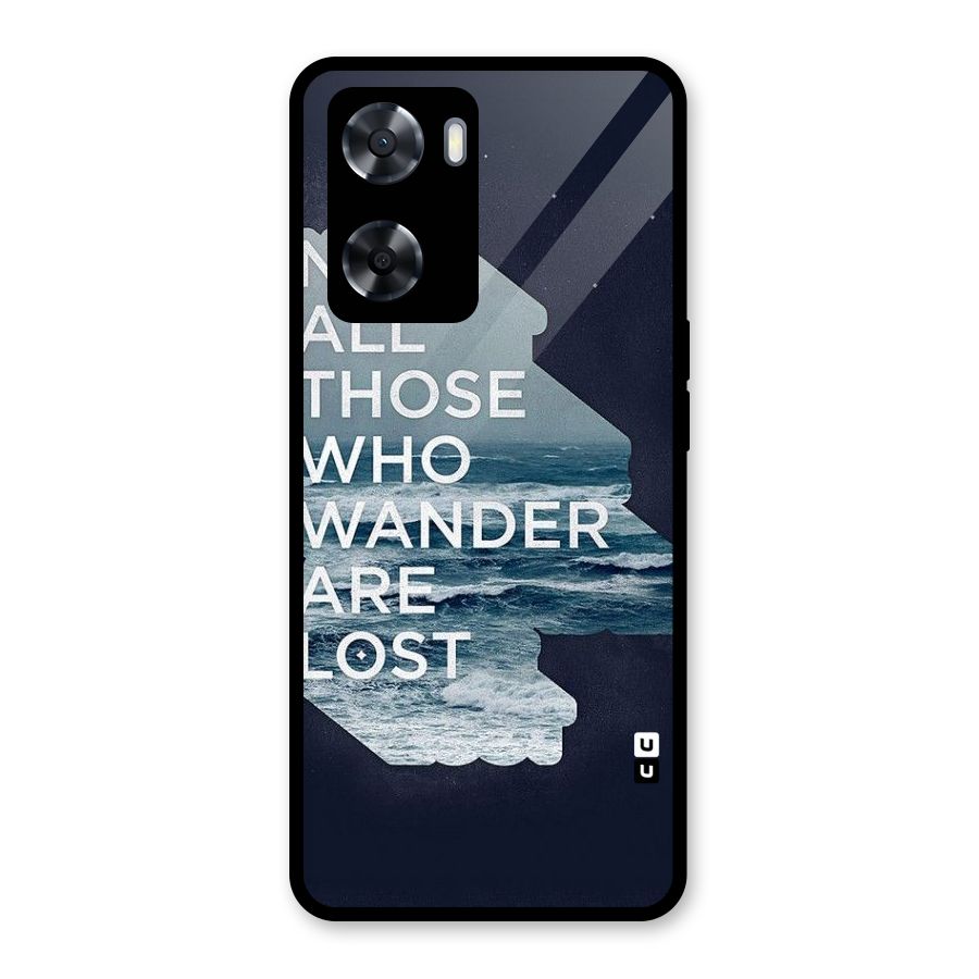 Not Lost Glass Back Case for Oppo A57 2022