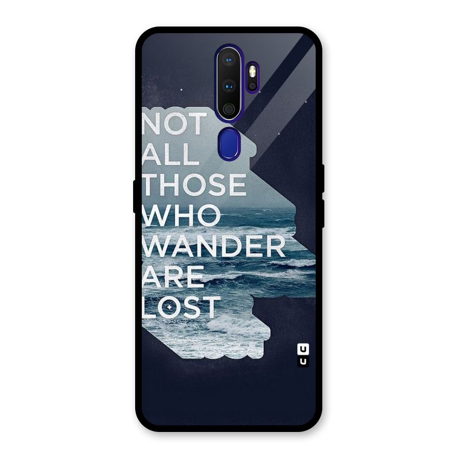 Not Lost Glass Back Case for Oppo A9 (2020)