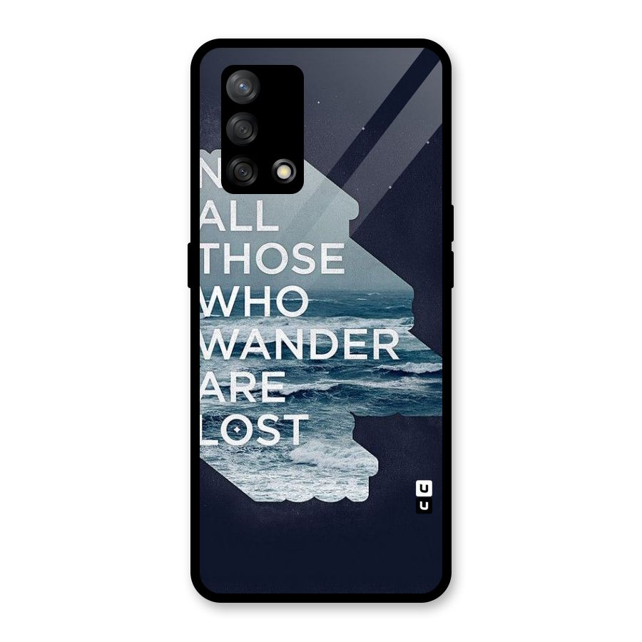 Not Lost Glass Back Case for Oppo F19