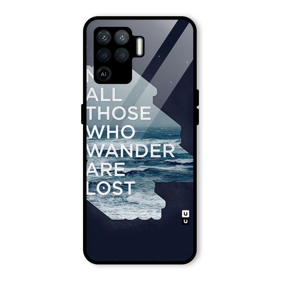 Not Lost Glass Back Case for Oppo F19 Pro