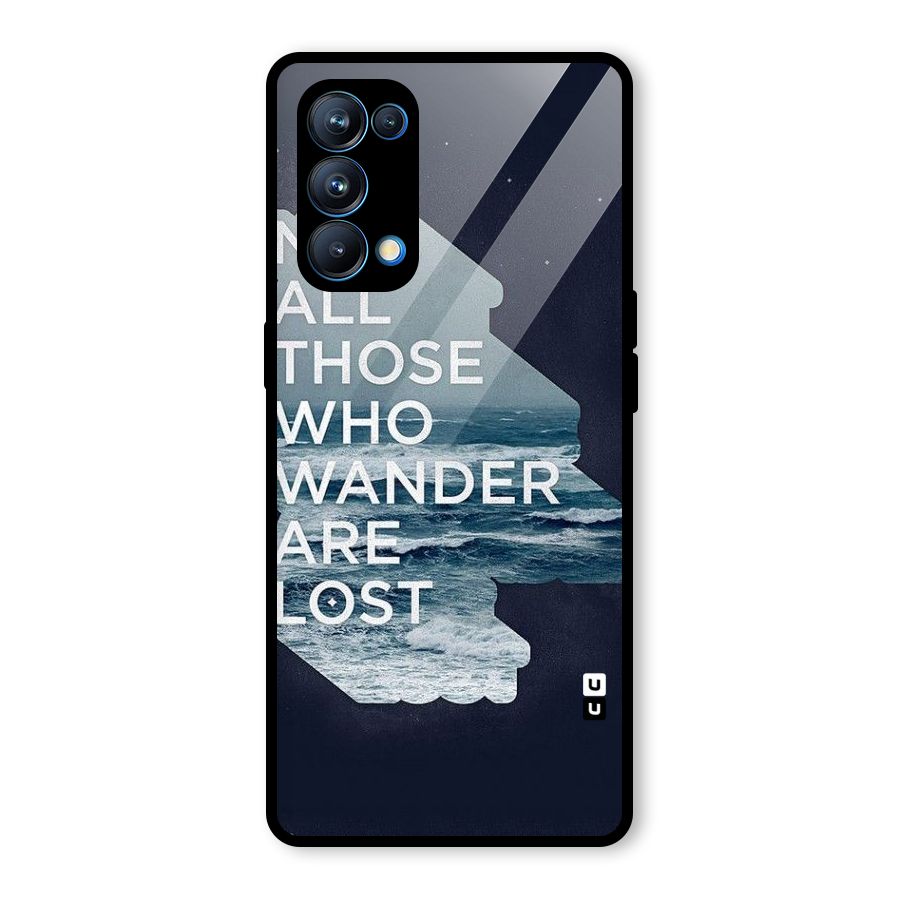 Not Lost Glass Back Case for Oppo Reno5 Pro 5G