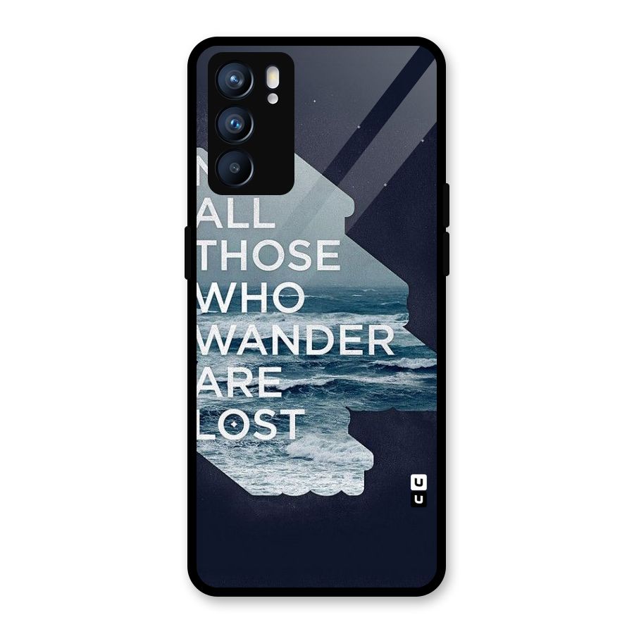 Not Lost Glass Back Case for Oppo Reno6 5G