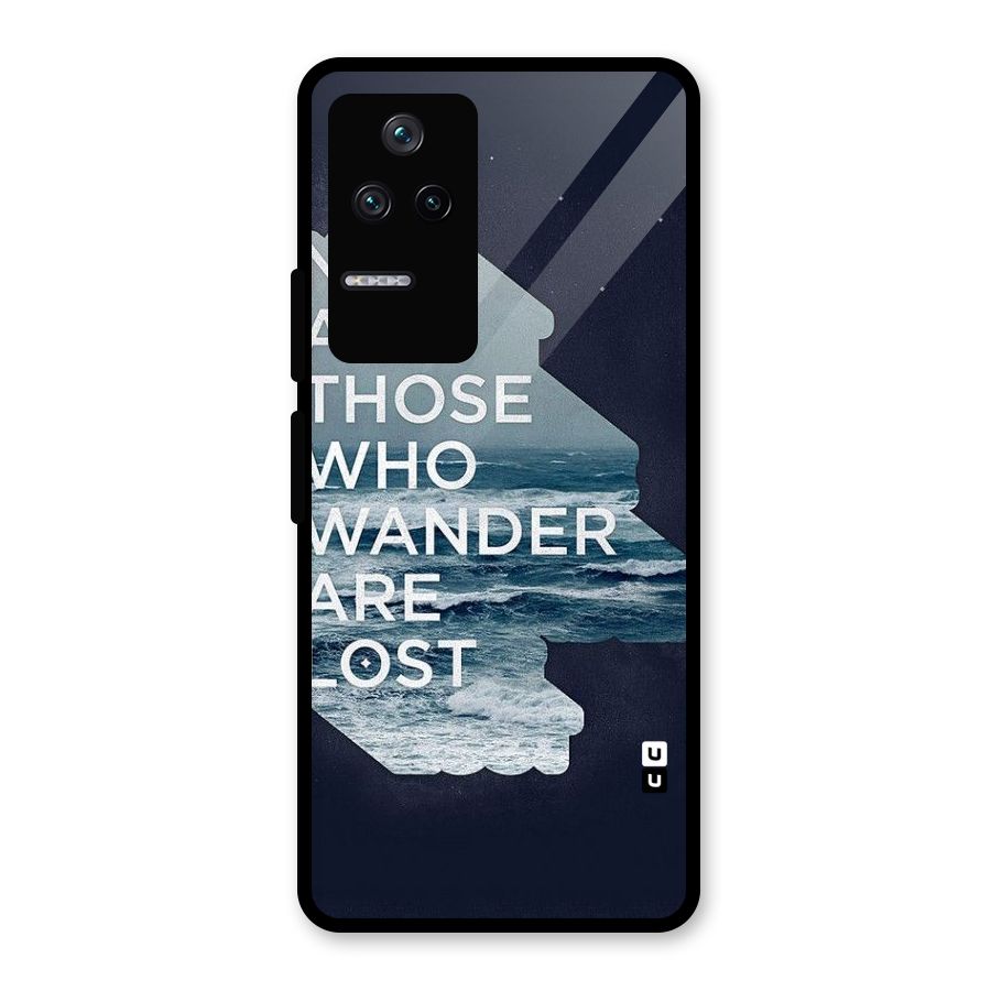 Not Lost Glass Back Case for Poco F4 5G