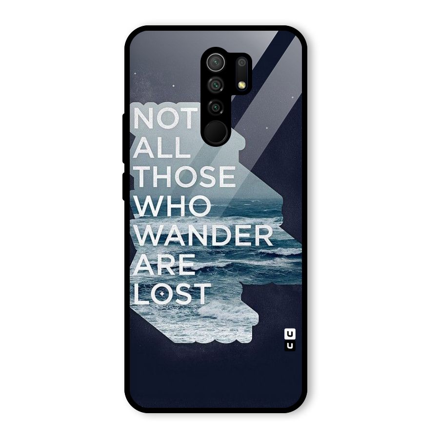 Not Lost Glass Back Case for Poco M2