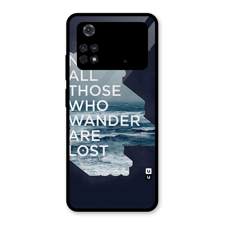Not Lost Glass Back Case for Poco M4 Pro 4G