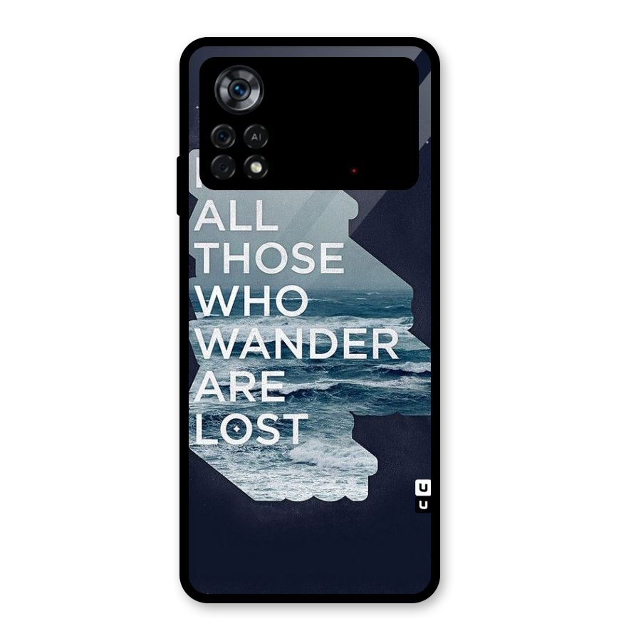 Not Lost Glass Back Case for Poco X4 Pro 5G