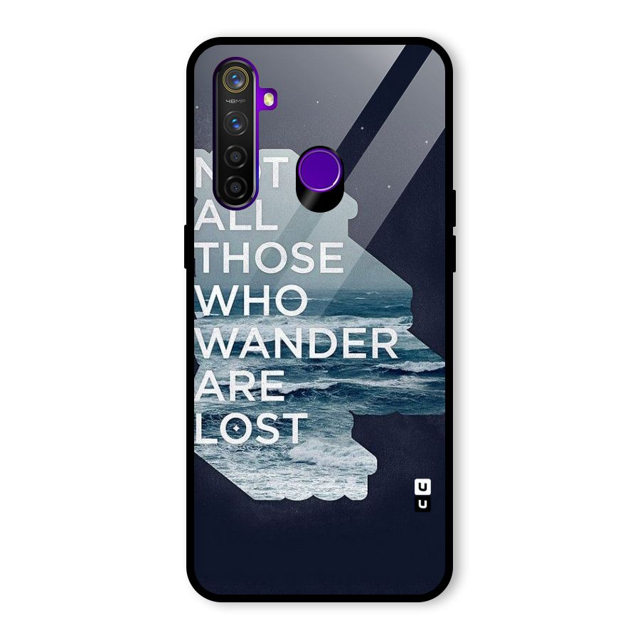 Not Lost Glass Back Case for Realme 5 Pro