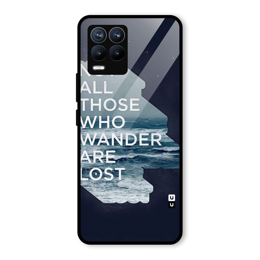 Not Lost Glass Back Case for Realme 8