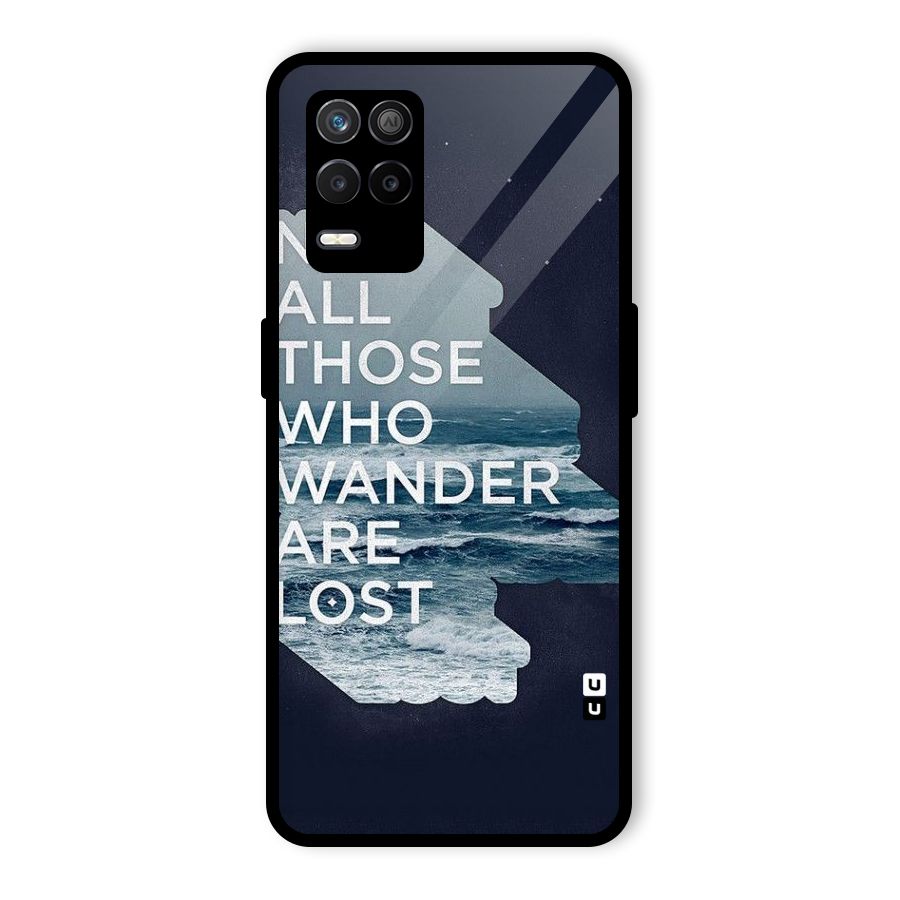 Not Lost Glass Back Case for Realme 8 5G