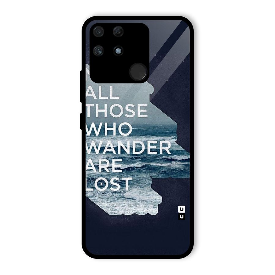 Not Lost Glass Back Case for Realme Narzo 50A