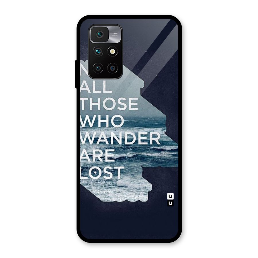Not Lost Glass Back Case for Redmi 10 Prime