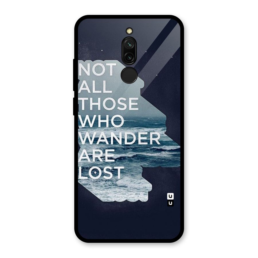 Not Lost Glass Back Case for Redmi 8