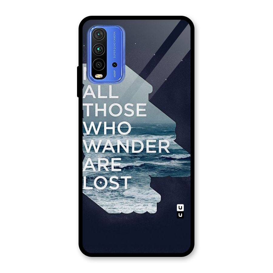 Not Lost Glass Back Case for Redmi 9 Power