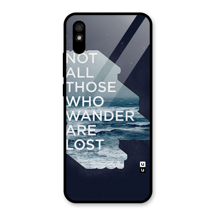 Not Lost Glass Back Case for Redmi 9i