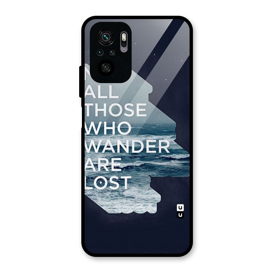 Not Lost Glass Back Case for Redmi Note 10S