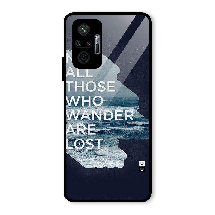 Not Lost Glass Back Case for Redmi Note 10 Pro Max