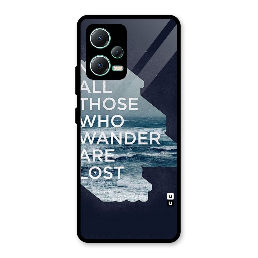 Not Lost Glass Back Case for Redmi Note 12 5G