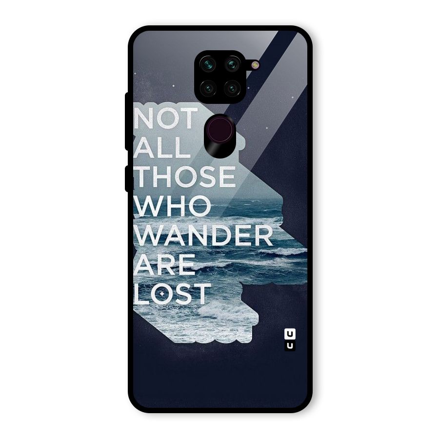 Not Lost Glass Back Case for Redmi Note 9