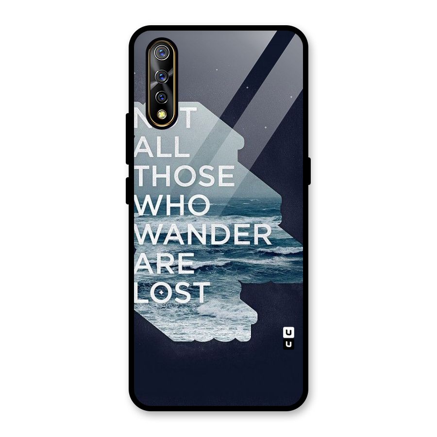 Not Lost Glass Back Case for Vivo S1