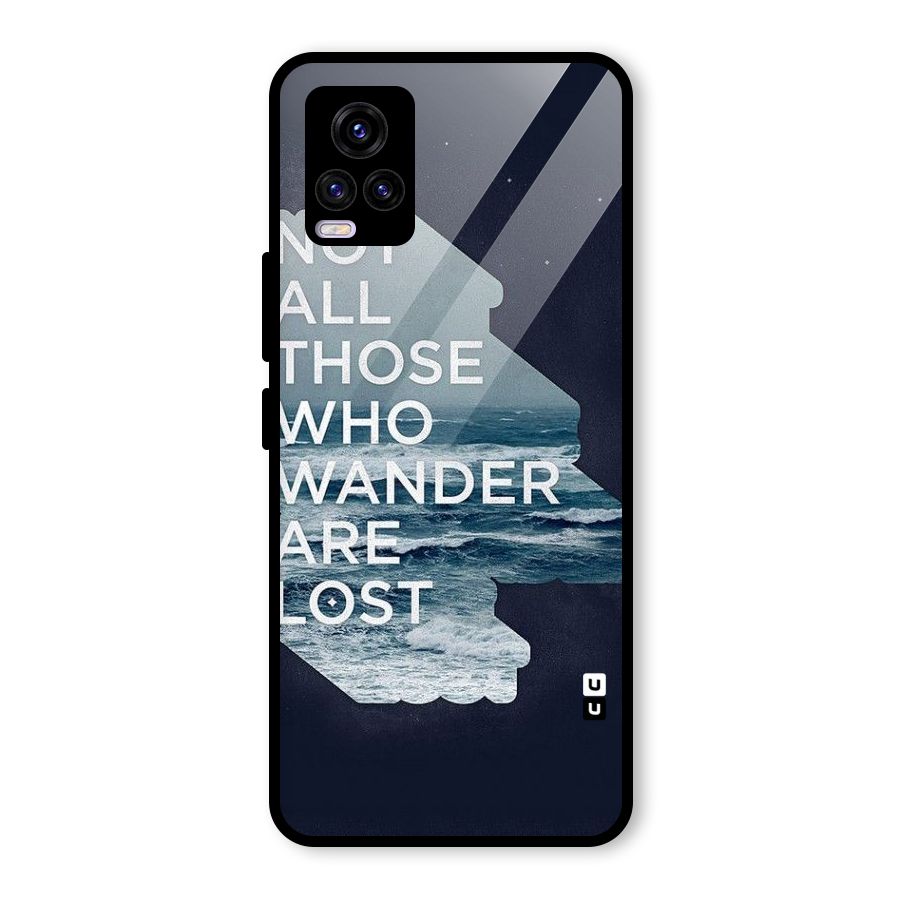 Not Lost Glass Back Case for Vivo V20