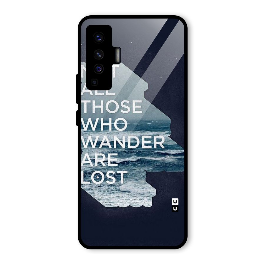 Not Lost Glass Back Case for Vivo X50