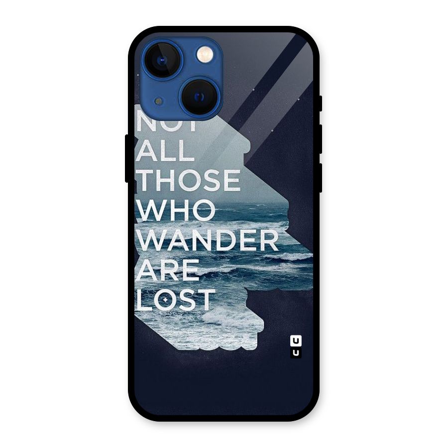 Not Lost Glass Back Case for iPhone 13 Mini