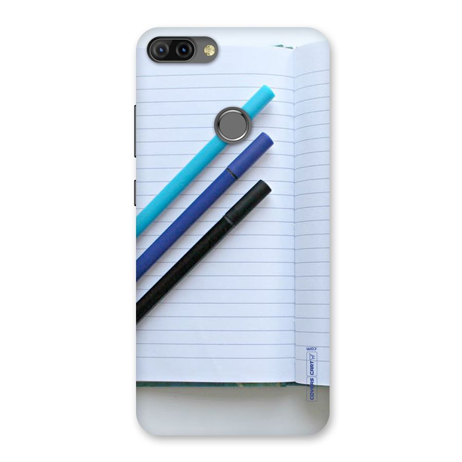 Notebook And Pens Back Case for Infinix Hot 6 Pro